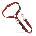 2in1 Dog Seat Belt Safety Rope Car Leash